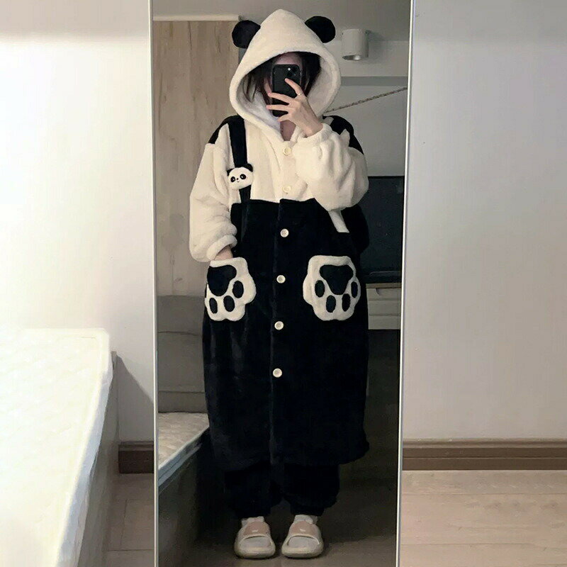 【48 時間限定 クーポン利用で 200 円 OFF】バスローブ レディース もこもこ 厚手 冬 アニメ かわいい ..