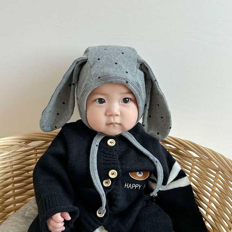 ベビー 帽子 赤ちゃん 新生児 ベビー帽子 うさ耳 うさぎ耳付き ニット帽子 うさぎ 秋冬 男の子 女の子 かわいい 保育園 着ぐるみ 韓国 ベビー服 出産祝い おくるみ ガーゼ プレゼント