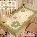「スーパーSALE半額」テーブルマット レザー PU製 テーブルクロス デスクマット テーブルカバー 花柄 北欧風 四季通用 お手入れ簡単 おしゃれ 長方形 正...