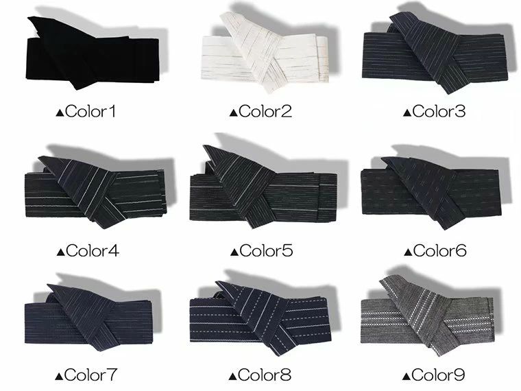 ワンタッチで初心者の方でも締めやすい！選べる20柄 浴衣帯 メンズ 角帯 ワンタッチ帯 マジックテープ 作り帯 紺黒系 縞柄 着物 浴衣 男帯