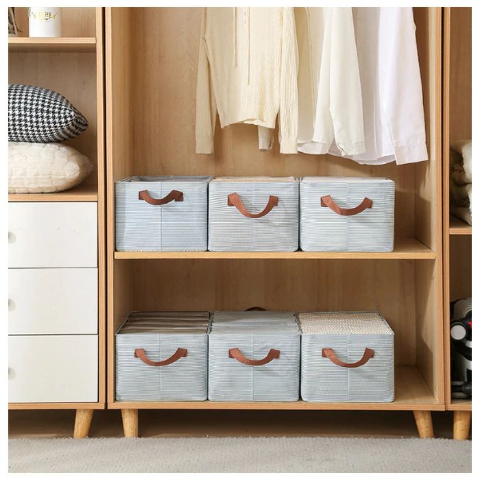 「スーパーSALE半額」収納ボックス 布 折りたたみ ストレージボックス 衣類収納ボックス インクグリー..