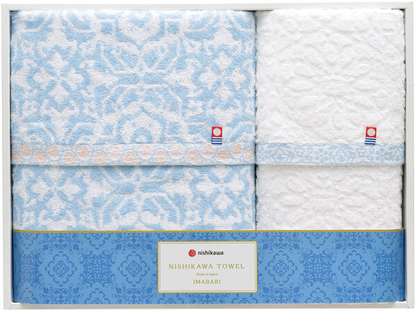 【送料無料】【34％OFF】最大【半額・50％OFF】【のし包装サービス】吸水性抜群のタオル【西川ブランド・今治製タオル バス・フェイス タオル セット】 出産お祝 出産内祝 結婚内祝 結婚祝 お返し お祝い 香典返し 粗供養 快気内祝 快気祝