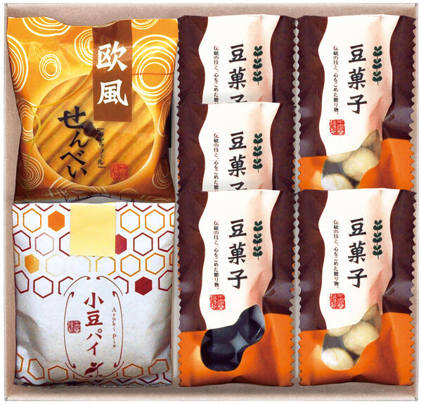 【送料無料】【10％OFF】【のし包装無料サービス】【 小豆パイ＆豆菓子＆欧風せんべい 和菓子 詰合せ ギフト セット】【賞味期限60日】 ギフト 出産お祝 出産内祝 結婚内祝 結婚祝 お返し お祝い 香典返し 粗供養 内祝 快気内祝 快気祝