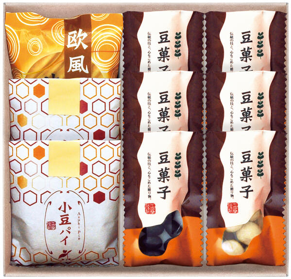 【送料無料】【20％OFF】【のし包装無料サービス】 【小豆パイ＆豆菓子＆欧風せんべい 和菓子 詰合せ ギフト セット】【賞味期限60日】 ギフト 出産お祝 出産内祝 結婚内祝 結婚祝 お返し お祝い 香典返し 粗供養 内祝 快気内祝 快気祝