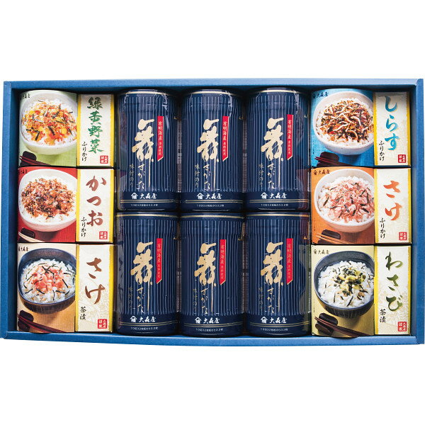 Rakuten - 【送料無料】【のし包装サービス】【大森屋 舞すがた「味のり・お茶漬け・ふりかけ」バラエティ詰合せ ギフトセット】 出産お祝 出産内祝 結婚内祝 結婚祝 香典返し 粗供養 内祝 快気内祝 快気祝い