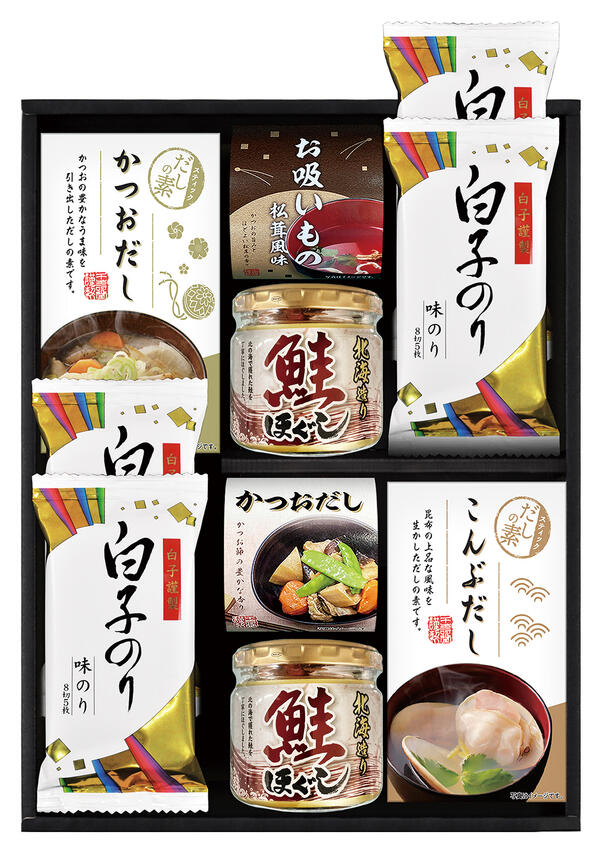 【45%OFF】最大【半額 50%OFF】【のし包装無料サービス】【海味彩(ウミサイ)「白子のり」「北 鮭ほぐし瓶」「国産 かつお節だしの素」ギフト】【賞味期限500日】出産お祝 出産内祝 結婚内祝 結婚祝 香典返し 粗供養 快気祝