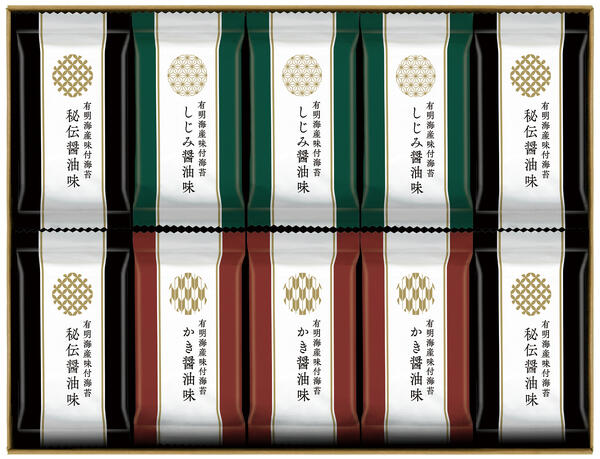 【45%OFF】最大【半額 50%OFF】【のし包装無料サービス】【 有明海産味付海苔秘伝醤油味・有明海産味付海苔しじみ醤油味・有明海産味付海苔かき醤油味 ギフト】【賞味期限500日】結婚内祝い 出産お祝い 出産内祝 内祝 満中陰志 香典返し 法事 粗供養