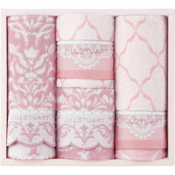 【送料込み価格】【のし包装サービス】「JILLSTUART」ジルスチュアート ブルームオーナメント フェイス2枚・ウォッシュ2枚 タオル セット ギフト 出産お祝 出産内祝 結婚内祝 結婚祝 お返し お祝い 香典返し 粗供養 快気内祝 快気祝25-pn2548-05