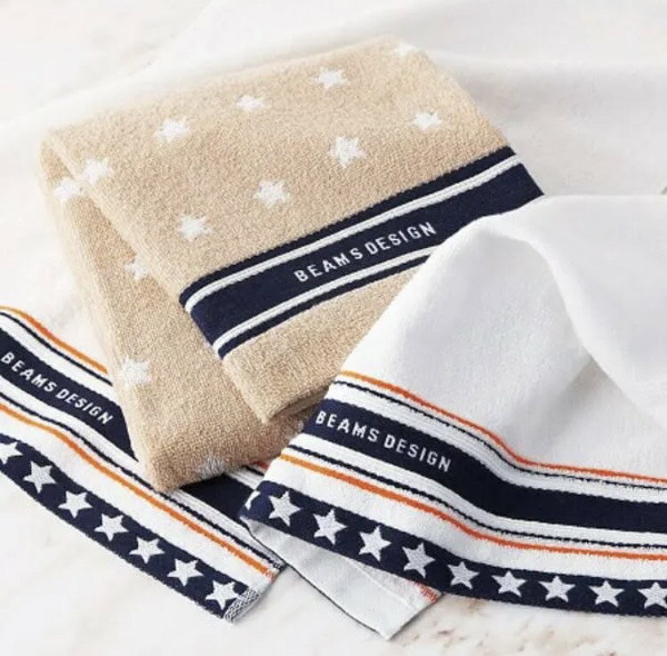 【43％OFF】最大【半額・50％OFF】【のし包装サービス】5つ星ビームス【「BEAMS DESIGN」 NEW STAR GIFT フェイス タオル2P】ギフト 出産お祝 出産内祝 結婚内祝 結婚祝 お返し お祝い 香典返し 粗供養 快気内祝 快気祝