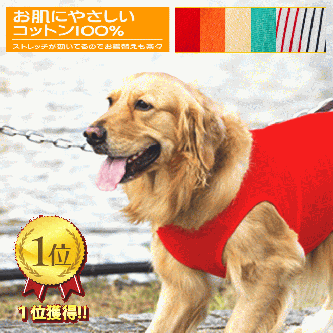 クーポン有　大型 犬服 コットン タンクトップ 綿100％ 8号 10号 12号 very newドッグウェア giftbox入り抜け毛対策犬の服veryベリー ブランド 　犬 の 服 かわいい　着せやすい売れ筋　犬の服　春　夏 動きやすい 着やすい