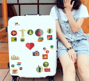 ウォールステッカー World Travel インスタ映え SNS おしゃれ 寝室 プレゼント グッズ ユウランプ お中元 ギフト
