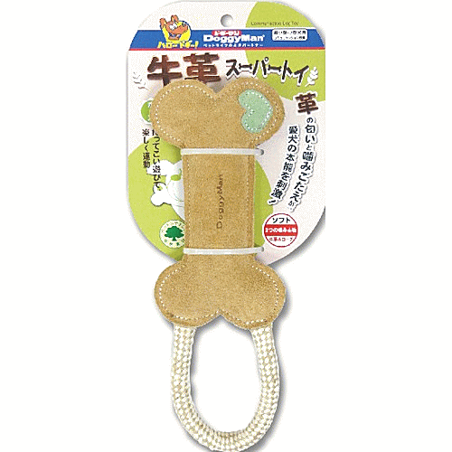 犬 玩具 超小型犬 小型犬 牛革スーパートイ ボーン ペットグッズ おもちゃ 遊具 ボーン【メール便不可】ドギーマン 牛革スーパートイ ボーン【あす楽対応】売れ筋 犬の服 月間優良ショップ セール クーポン有のサムネイル