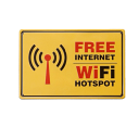 【送料無料 ポッキリ1000円】 ブリキ看板 メタルプレート FREE WIFI 壁掛け アンティーク調 おしゃれ free wifi 看板 プレゼント グッズ ユウランプ お中元 ギフト(3)
