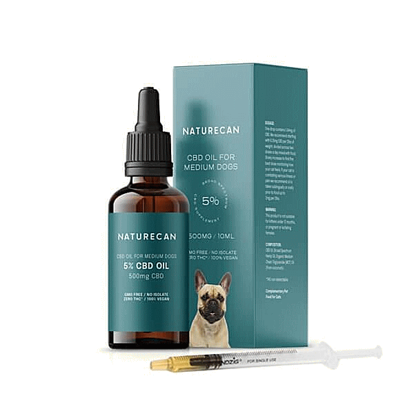 楽天犬　散歩　ユウランプ犬 CBDオイル 中型犬用 5％ 10ml CBD含有量 500mg THCフリー Naturecan 高品質 CBD サプリメント リラックス ストレス 健康ペット用CBD shop