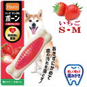 犬 おもちゃ ハーツデンタル ボーン いちご フレーバー S M 歯みがき 獣医師 かみやすい Hartz デンタルケア 丈夫 長持ち プレゼント グッズ ユウランプ お中元 ギフト