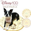 犬 マット ラウンド ブランケット Disney100周年 ディズニー ペットマット ベッド 60cm 敷物 ミッキー ラプンツェル トイストーリー 猫 プレゼント グッズ ユウランプ お中元 ギフト