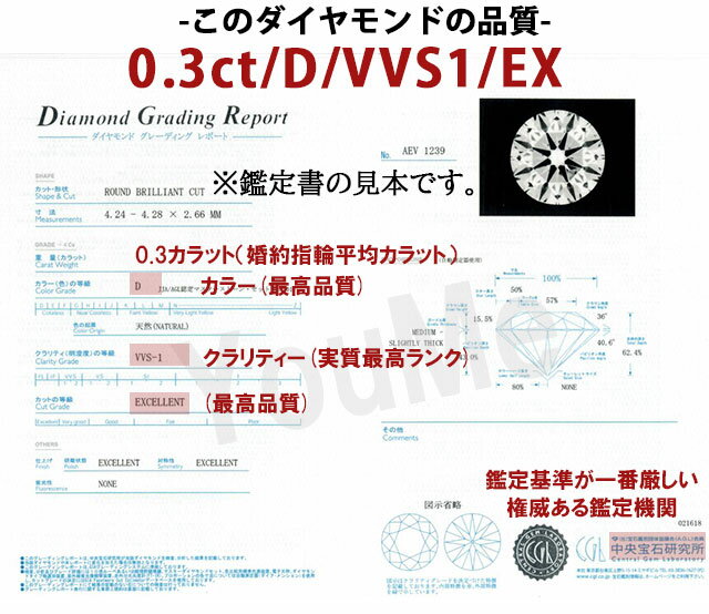 【婚約指輪0.3ctDVVS1EX天然ピンクダイヤ付き6本爪8号9号10号11号【11号あす楽】刻印無料鑑定書付プラチナリングサイズ直し1回無料】婚約指輪ダイヤリング婚約指輪人気エンゲージリング婚約指輪人気プロポーズリング