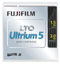 富士フイルム LTO5 Ultrium データカートリッジ　LTO FB UL-5 1.5T J 5本セット"Ultrium5データカートリッジ 富士フイルム製 記憶容量非圧縮時1.5TB、2倍圧縮時最大3.0TB 5巻パック品