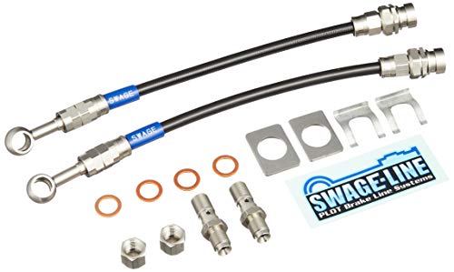 SWAGE-LINE(スウェッジライン) ブレーキホースキット ブラックコート レヴォーグ/WRX-S4 VM4/VMG/VAG SW4825A