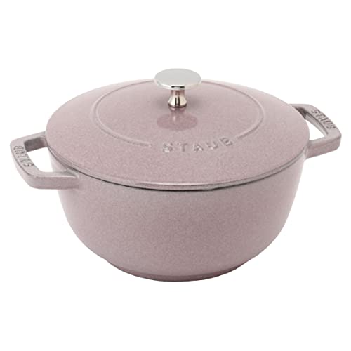 鋳物ホーロー鍋 staub ストウブ 「 ワナベ シフォンローズ L 20cm 」 両手 鋳物 ホーロー 鍋 炊飯 3合 IH対応 【日本品】 Wa-NABE