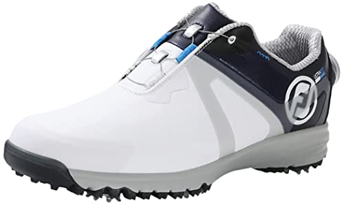 [フットジョイ] ゴルフシューズ 21 ウルトラフィット XW ボア メンズ ホワイト/ネイビー 25.0 cm 4E
