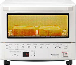 パナソニック コンパクトオーブン トースト焼き加減自動調整 8段階温度調節 ホワイト NB-DT52-W