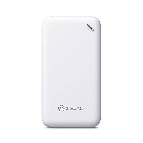 GlocalMe UPP U20 4G モバイル Wi-Fi ルーター、140ヶ国以上で使用可能、SIM不要、ローミング料金不要、無料グローバル