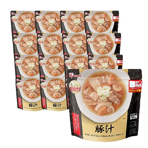 【36食セット】レンジアップ 豚汁 180g アイリスオーヤマ