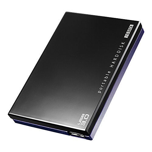 I-O DATA USB3.0/2.0 ݡ֥HDD Ķ® ֥å 500GB HDPC-UT500KE (ǥ)
