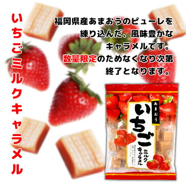 【アウトレット・訳あり】150gいちごミルクキャラメル(数量限定) 【合計金額2,000円以上で送料無料(沖縄・離島は除く)】