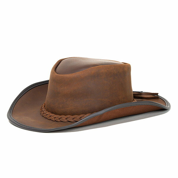#440009アメリカンハットメーカー AMERICAN HAT MAKERS レザーアウトバックハット BACKWOODS (カッパー) BACKWOODS COPPER M-XL 56-61cm 【送料無料】