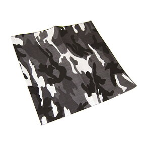 #218016ハブアハンク HAV-A-HANKバンダナ (55×55cm) CAMOUFLAGE URBAN アメリカ 米国 老舗 スカーフ ハンカチ コットン 綿 ランチバッグ ブラック カモフラージュ カモフラ 迷彩 白 黒 【メール便対応/1件7枚まで】