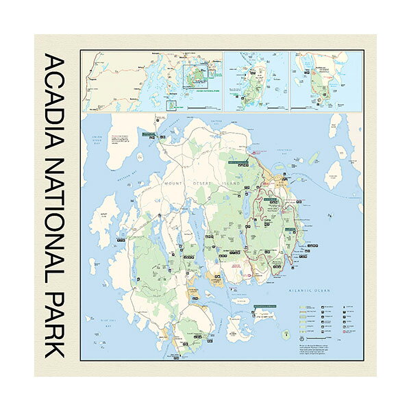 #138071ザ・プリンテッドイメージ THE PRINTED IMAGE バンダナ NORTH CASCADES N.P. MAP BAND / ノースキャスケード N.P.マップ S00655 55×55cm 【メール便対応】