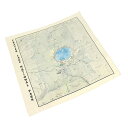 #138057ザ・プリンテッドイメージ THE PRINTED IMAGE バンダナ CRATER LAKE NATIONAL PARK TOPO / クレーターレイク国立公園 55×55cm 【メール便対応】