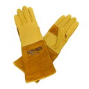 928116オレゴニアンキャンパー(Oregonian Camper)ワーク＆ファイヤロンググローブ(牛革) - WORK FIRE GLOVES アウトドア グランピング キャンプ ハンティング 焚き火 ダッチオーブン ガーデニング レザー 手袋 黄色 イエロー M L XL 【送料無料】