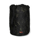 #928492オレゴニアンキャンパー Oregonian Camper メッシュシリンダーバッグ SUPER (ブラックカモ) OCB 831 BLACK CAMO Φ40×80cm(4)