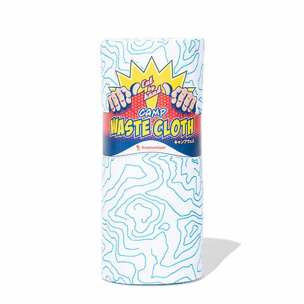 #928903オレゴニアンキャンパー Oregonian Camper カックリンワイプ (トポ ティール) OCA 2411 TOPO TEAL 23×30cm 23カット/1ロール