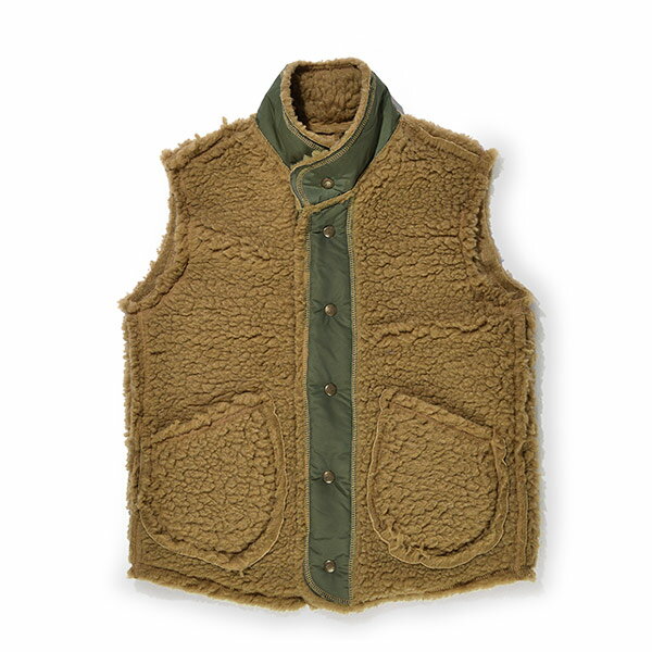 #921014オレゴニアンアウトフィッターズ(Oregonian Outfitters)ボアベスト - BOA VEST メンズ カジュアル アウター アウトドア モコモコ 保温 防寒 重ね着 カーキ グリーン ブラウン キャメル 緑 茶 大きいサイズ M L XL 【RCP】