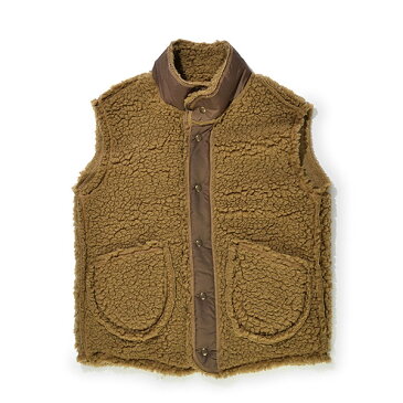 #921015オレゴニアンアウトフィッターズ(Oregonian Outfitters)ボアベスト - BOA VEST メンズ アウター 襟付き アウトドア カジュアル 注目ブランド 保温 モコモコ 防寒 重ね着 カーキ チョコ ブラウン 緑 茶 大きいサイズ M L XL 【RCP】