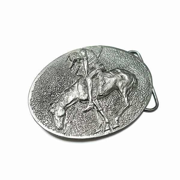 #908112ロックマウント Rockmount バックル シルバー 8.5×6cm ベルト幅4cm【送料無料】