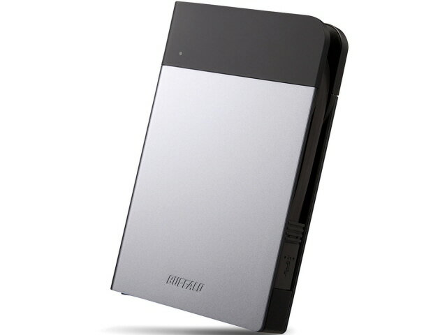 【ポイント10倍】 バッファロー 外付け ハードディスク MiniStation HD-PZN1.0U3-S [シルバー] [容量：1TB インターフェース：USB3.0/USB2.0] 【P10倍】