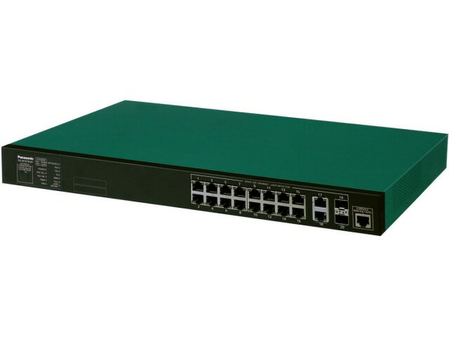 【ポイント10倍】 パナソニック ネットワークハブ XG-M16TPoE+ PN83169 [グリーン/ブラック] 【P10倍】