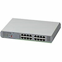 【ポイント10倍】 アライドテレシス ネットワークハブ CentreCOM AT-GS910/16 (RoHS) 転送速度：10BASE-T(10Mbps)/100BASE-TX(100Mbps)/1000BASE-T(1000Mbps) ポート数：16 スイッチングファブリック：32Gbps 電源内蔵：○ 【P10倍】