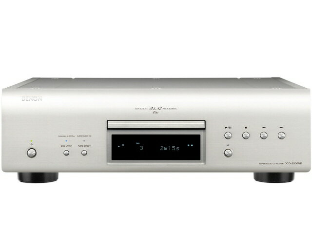 【ポイント10倍】 DENON CDプレーヤー DCD-2500NE [周波数特性（最小）：2Hz 周波数特性（最大）：50KHz SACD：○ ハイレゾ：○ MP3：○] 【P10倍】