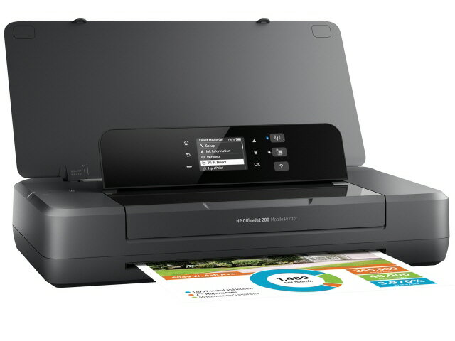 【ポイント10倍】 HP プリンタ Officejet 200 Mobile CZ993A#ABJ [タイプ：インクジェット 最大用紙サイズ：A4 インク色数：4色 スマホ対応：○] 【P10倍】