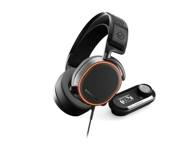 【ポイント10倍】 steelseries ヘッドセット Arctis Pro + GameDAC [ブラック] [ヘッドホンタイプ：オーバーヘッド プラグ形状：USB/ミニプラグ 装着タイプ：両耳用 接続方式：ワイヤード(有線) リモコン：○ ゲーミング：○] 【P10倍】