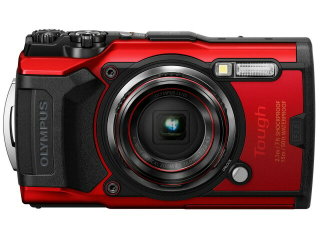 【ポイント10倍】 オリンパス デジタルカメラ OLYMPUS Tough TG-6 [レッド] [画素数：1271万画素(総画素)/1200万画素(有効画素) 光学ズーム：4倍 撮影枚数：340枚 防水カメラ：○] 【P10倍】