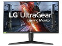 【キャッシュレス 5％ 還元】 【代引不可】LGエレクトロニクス 液晶モニタ・液晶ディスプレイ UltraGear 27GL83A-B [27インチ] [モニタサイズ：27インチ モニタタイプ：ワイド 解像度（規格）：WQHD（2560x1440） 入力端子：HDMIx2/DisplayPortx1]