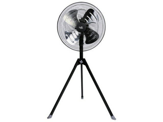 【エントリーでポイント10倍】 トラスコ中山 扇風機 ルフトハーフェン TFLHA-45S-BK [黒] [タイプ：扇風機 自動首振り設定：左右] 【P10倍】