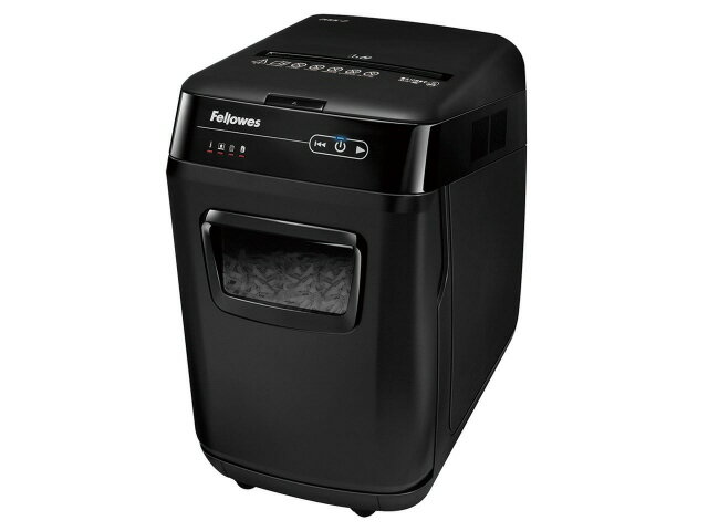 【ポイント10倍】 フェローズ シュレッダー AutoMax 200C-2 [細断形状：クロスカット 細断サイズ：4x38mm 最大投入幅：A4 最大細断枚数(手差し時)：10枚 幅x高さx奥行き：345x560x515mm] 【P10倍】